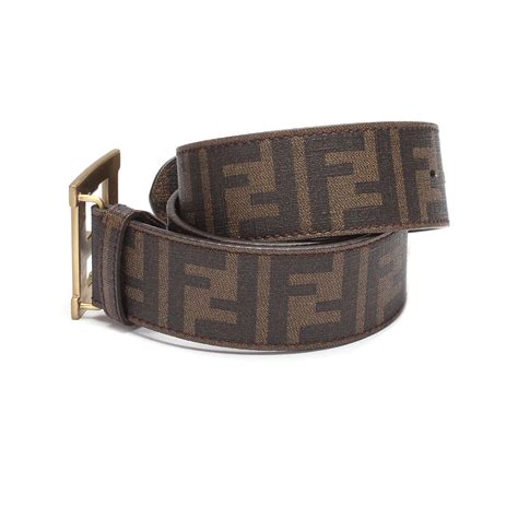 fendi belt 7c0250 xee 128 2446|Genuine Fendi Coffee Brown Belt 48 Inches 7C0250.